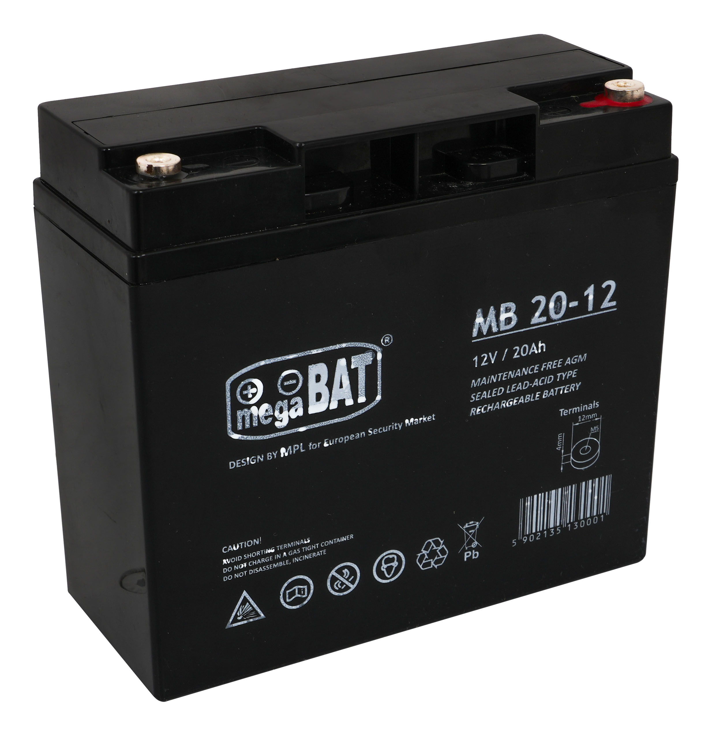 MW Power 12V 20Ah MB 20-12