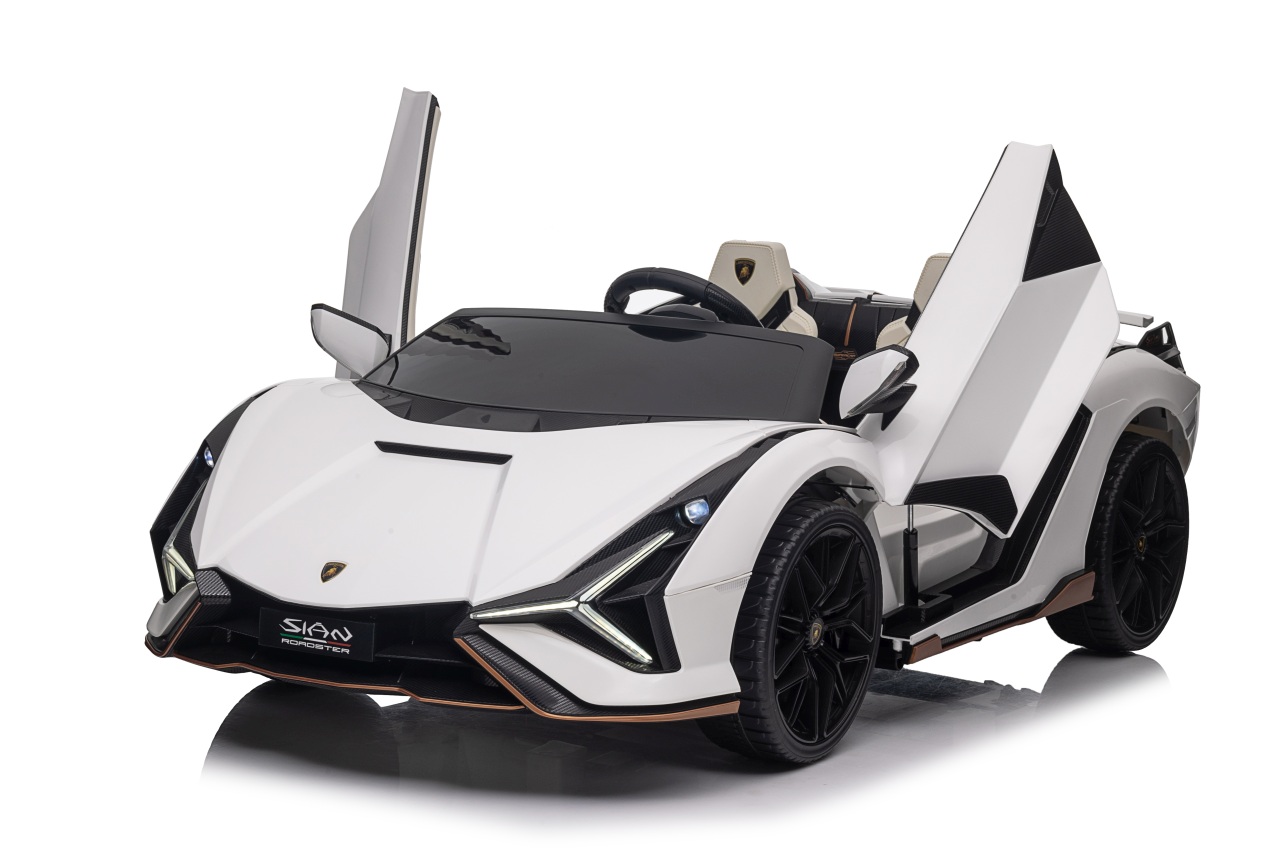 Lamborghini Sian vozidlo bílá