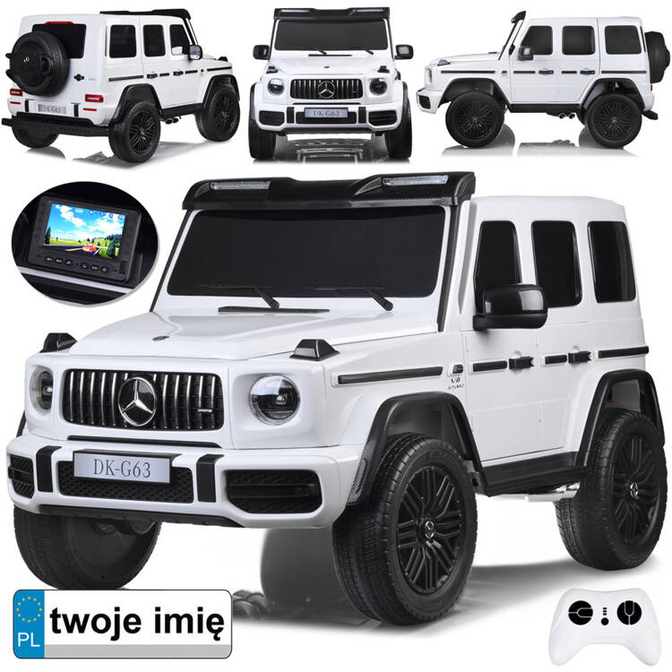 Elektrické autíčko Mercedes G63 AMG 24V 4x200W bílé