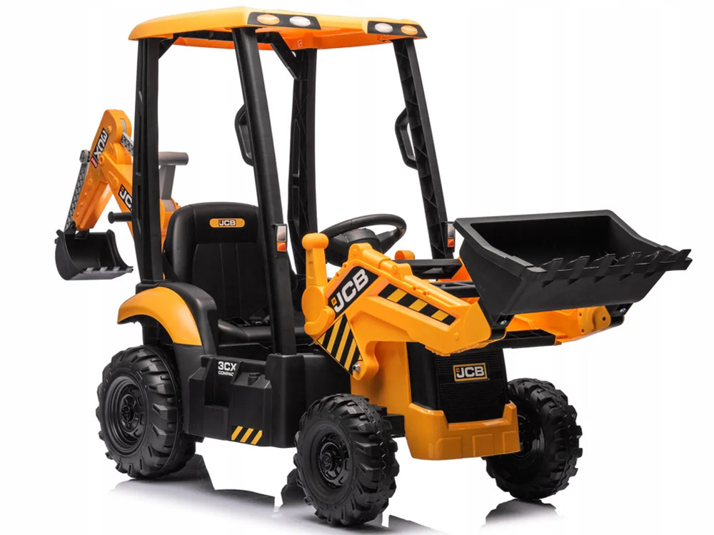 Dětský elektrický bagr nakladač JCB 4v1