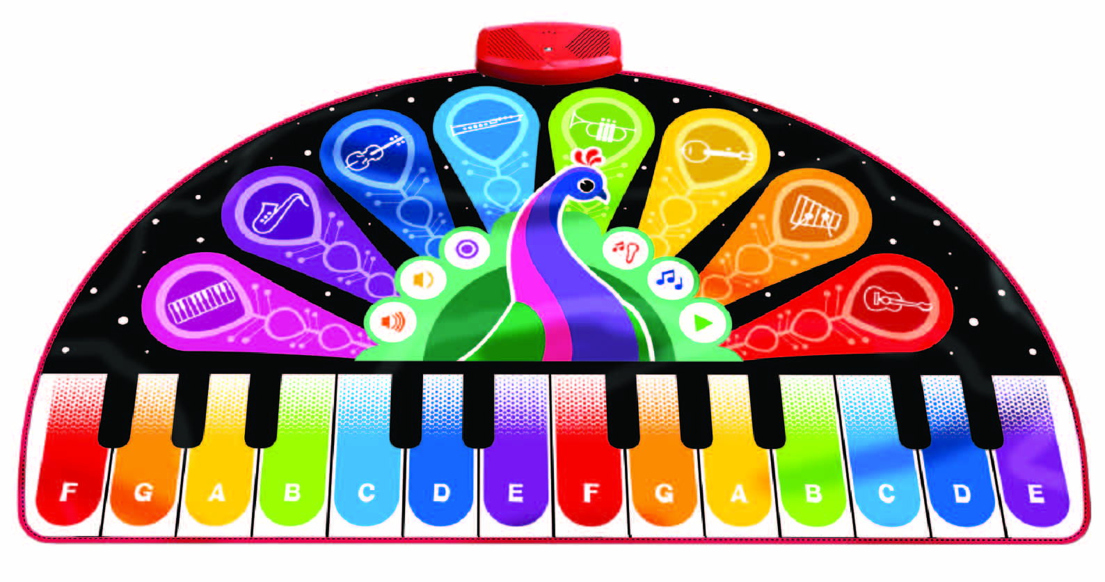 RKToys Hudební podložka Peacock