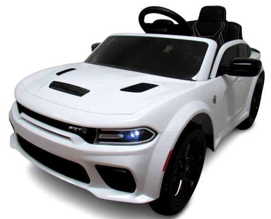 Elektrické autíčko Dodge SRT bílá