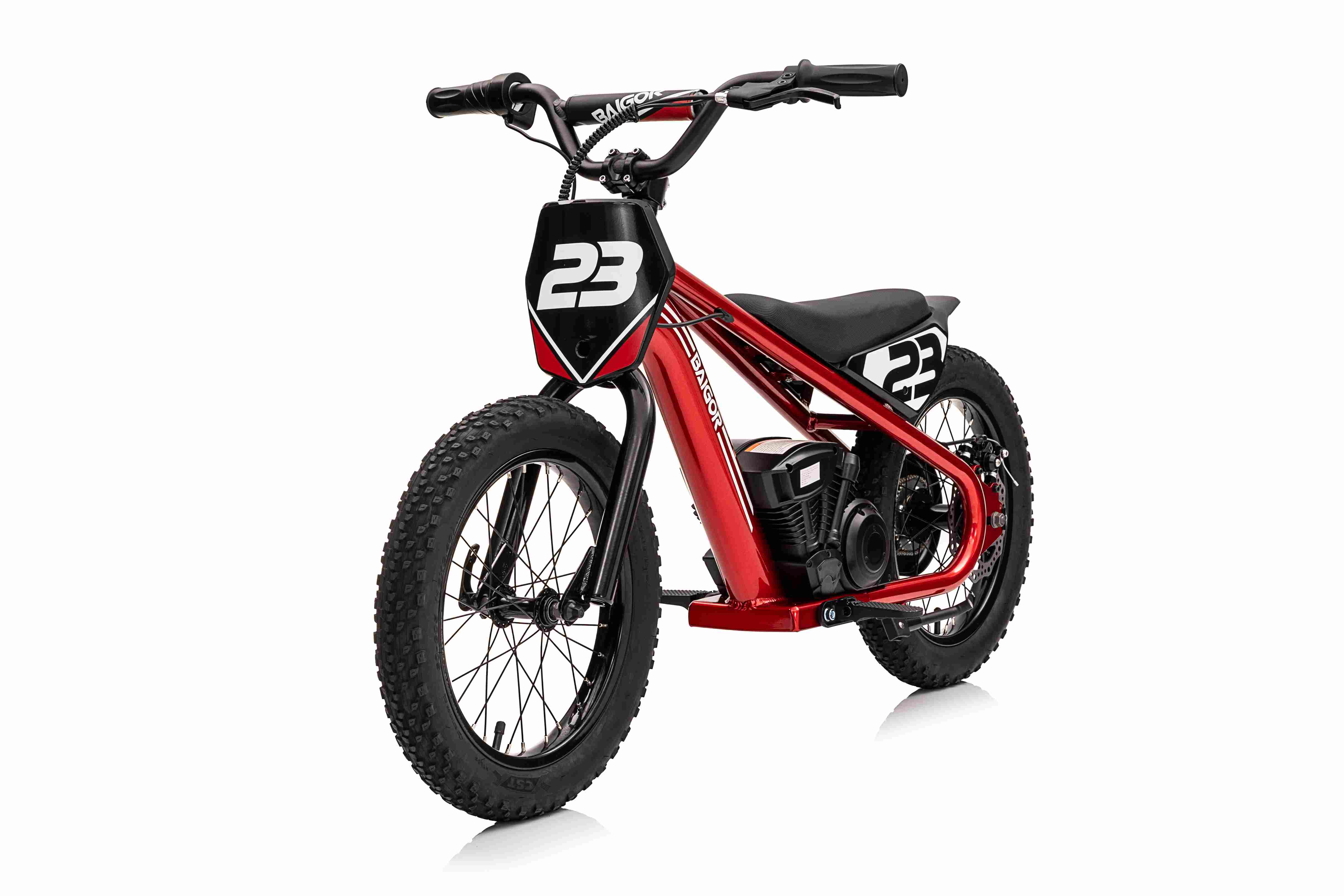 Dětské elektrické vozítko Motorka BAIGOR 23 PRO červená