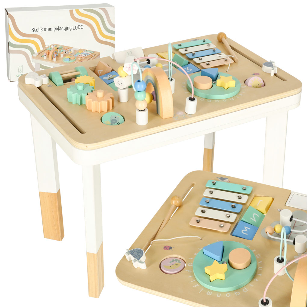 Dřevěný Montessori Stolek pro Děti Lulilo