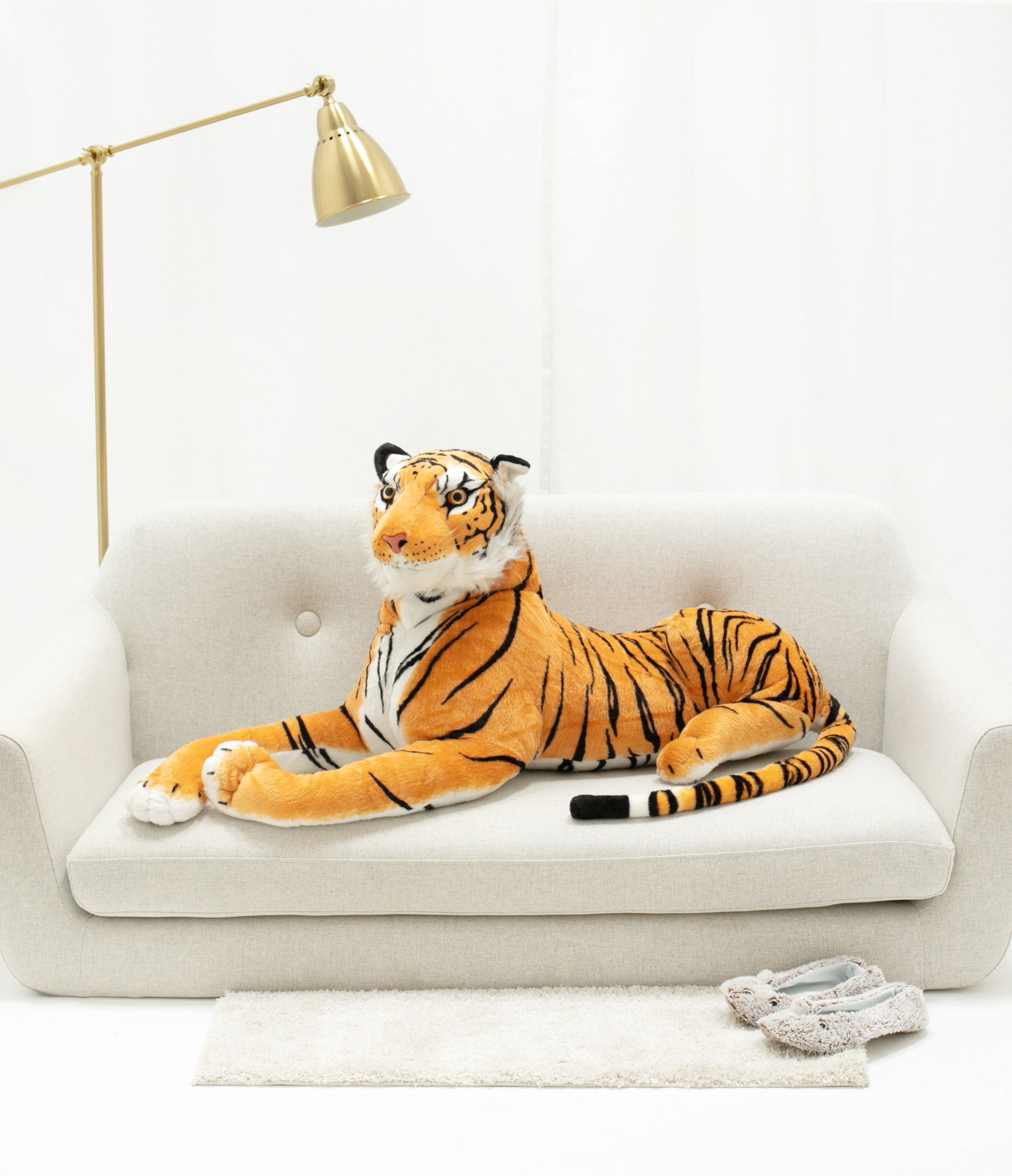 Velký plyšový tygr 130 cm