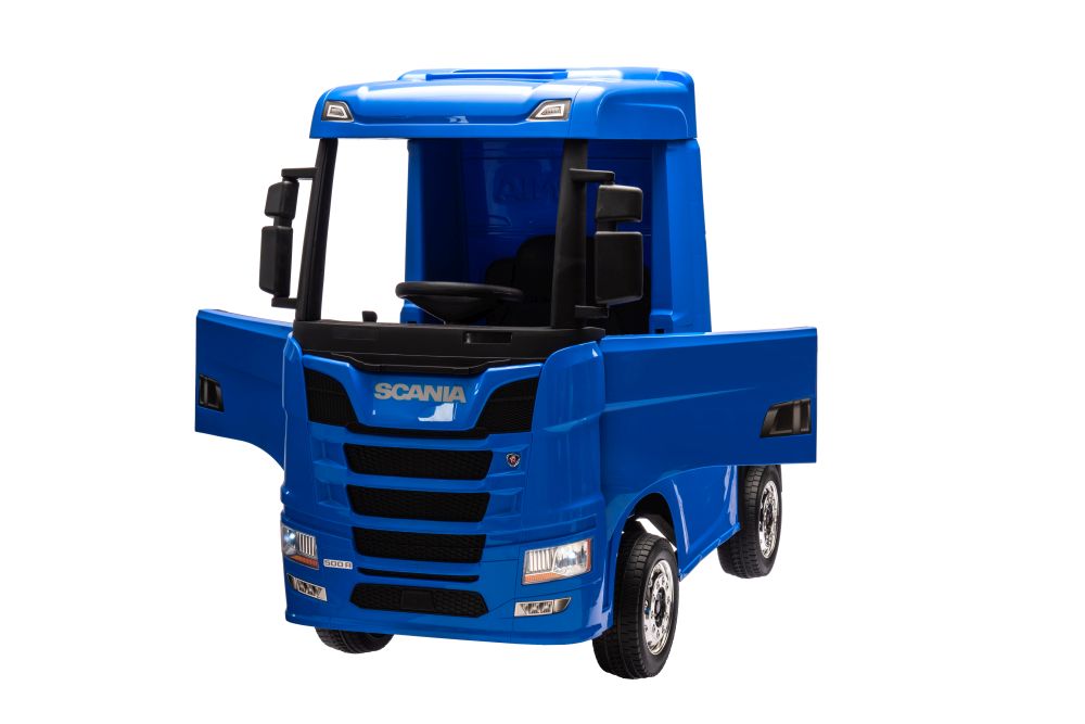 Elektrický kamión Scania 500R 4x45W 2x12V 7AH modrý