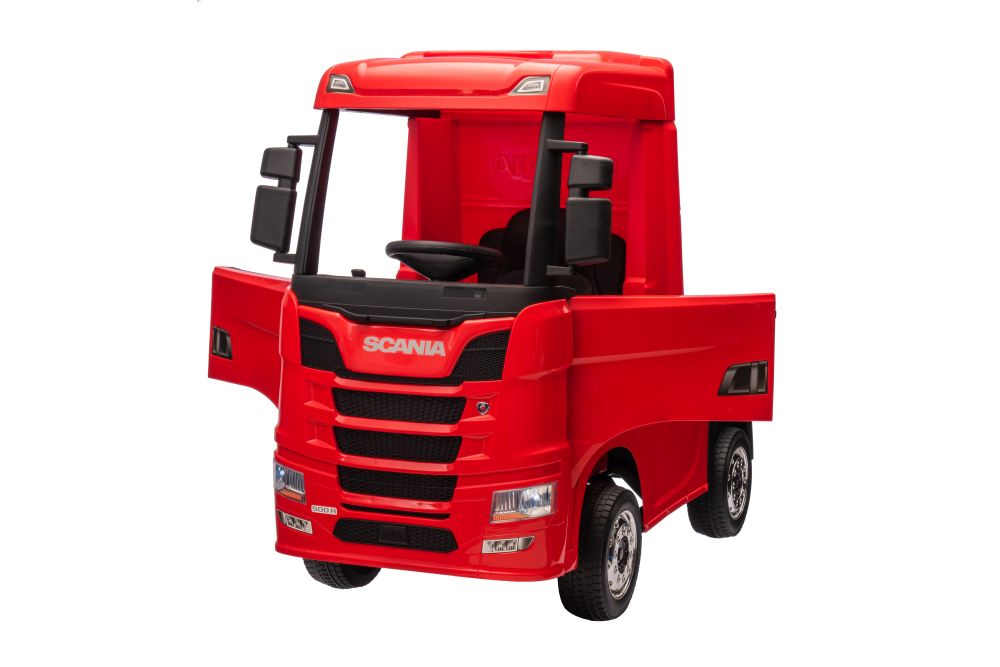 Elektrický kamión Scania 500R 4x45W 2x12V 7AH červená metalíza