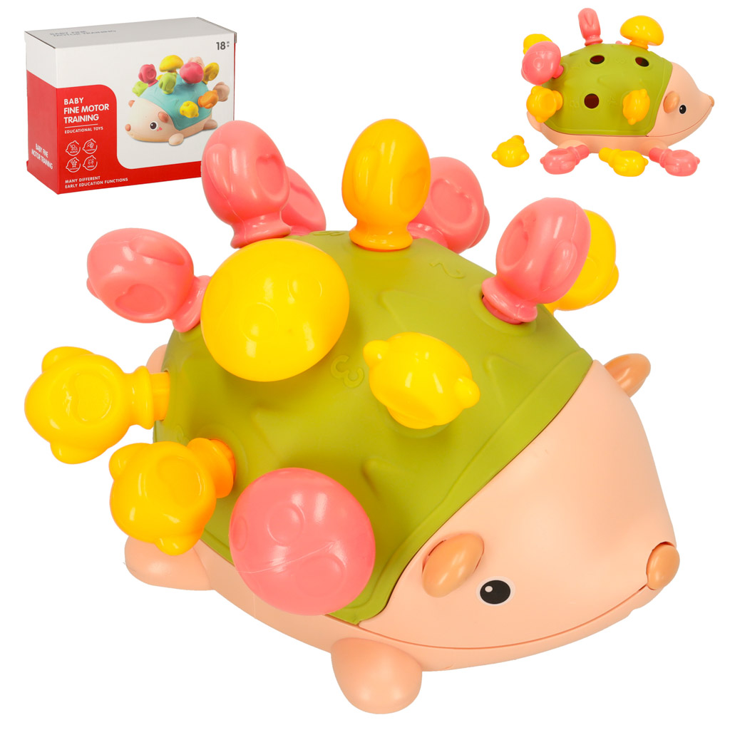 Creative Corner Smyslově vzdělávací montessori zelený ježek