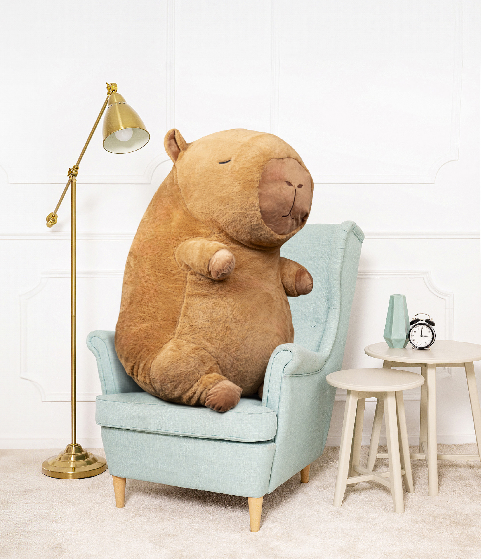 Velká plyšová kapybara 100 cm