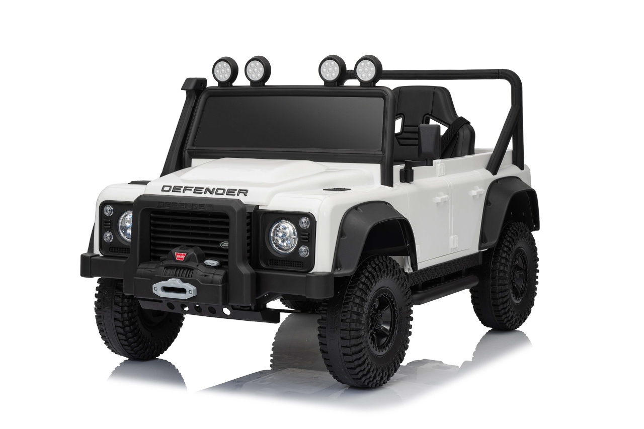 Elektromobil Land Rover Defender 110 SVX Concept bílý