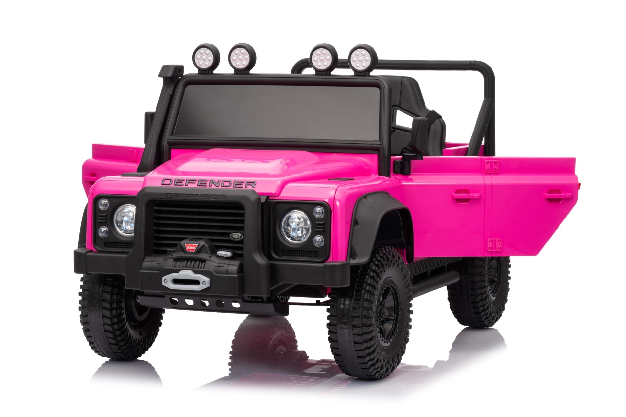 Dětské elektrické vozidlo Land Rover Defender 110 SVX Concept růžové
