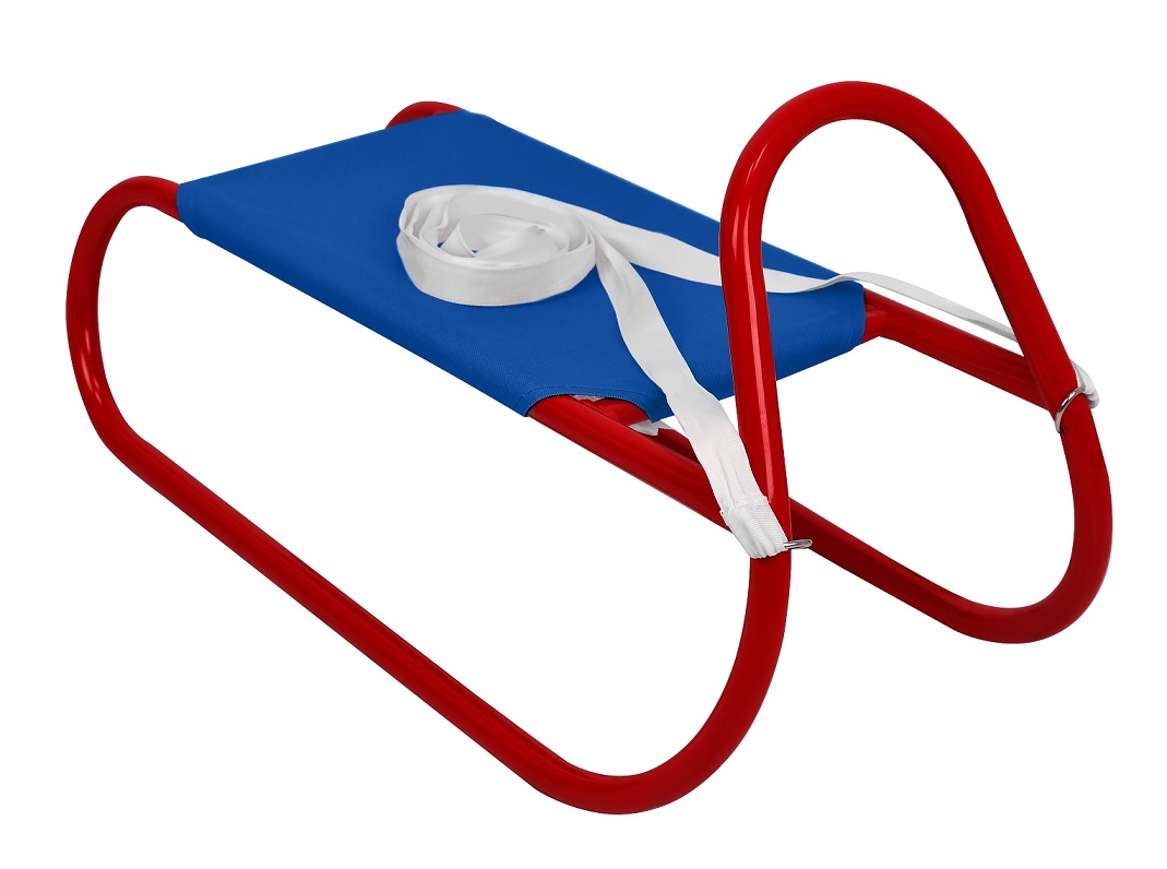 Rulyt Kovové sáně Modro-červené