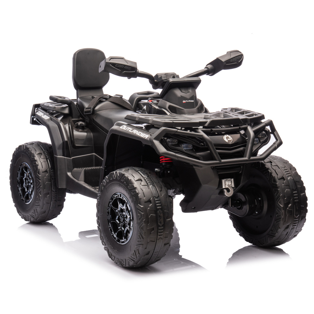 LEAN CARS Dětská elektrická čtyřkolka Can-am Outlander 4x4 černá