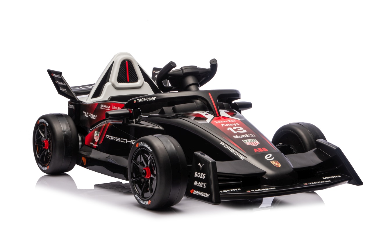 dětské elektrické auto formula e porsche – červené