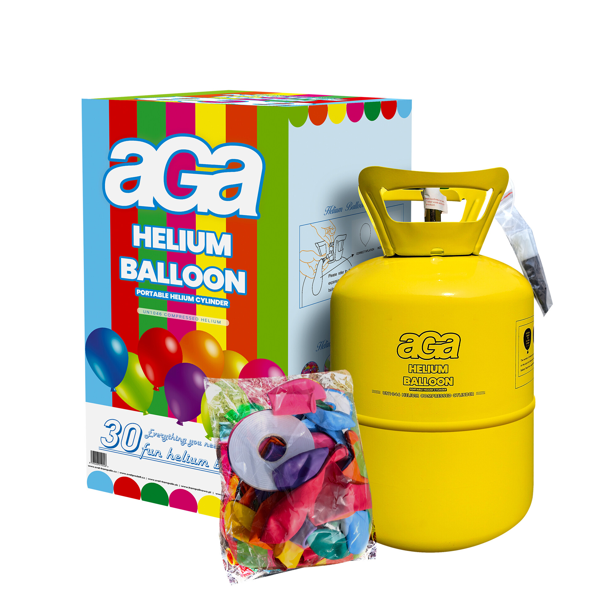 Aga4Kids Helium do balónků PARTY 30