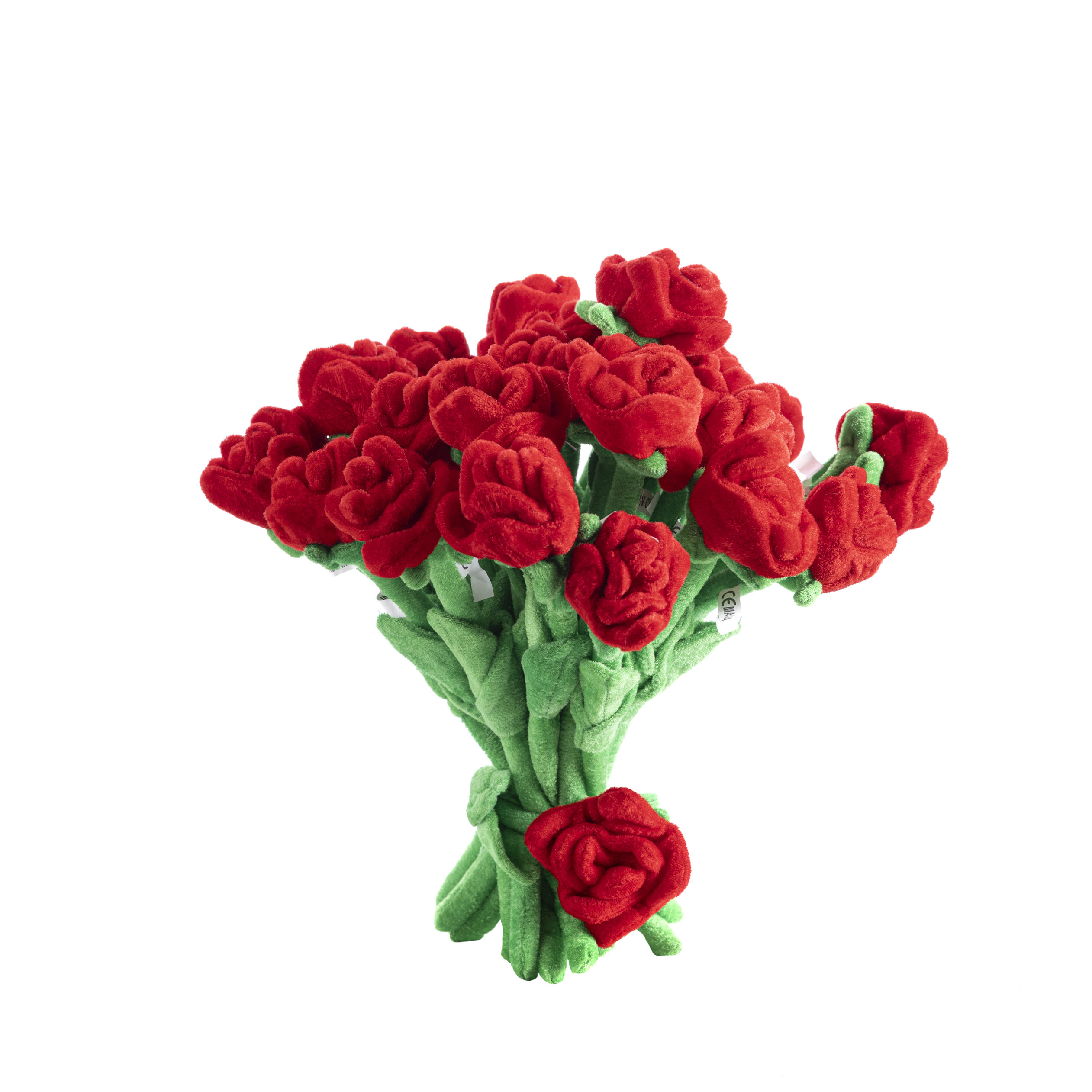 Tomido Kytice plyšových růží 7 kusů 80 cm