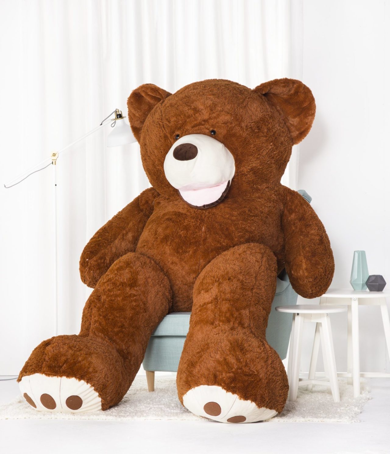 Tomido Plyšový medvěd Amigo 270 cm hnědý