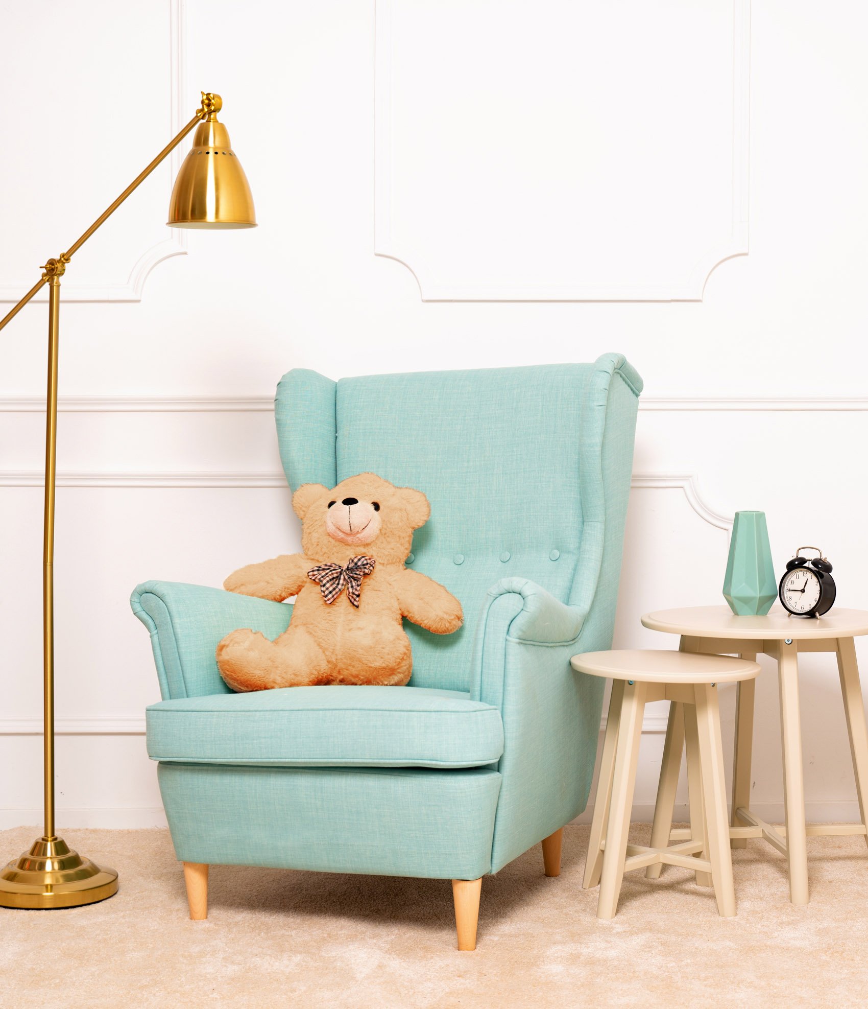 Tomido Plyšový medvěd Classico 70 cm světle béžový