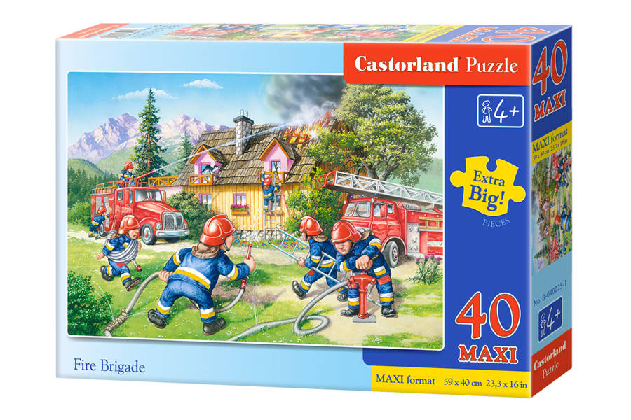Tomido Puzzle Fire Brigade 40 dílků MAXI