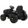 Elektrický traktor pro děti + přívěs Černý 7