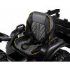 Elektrický traktor pro děti + přívěs Černý