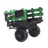 Elektrický traktor pro děti + přívěs Zelený