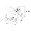 Elektrické autíčko Porsche Cayenne Bílé