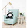 Plyšová panda 90 cm bílo-černá