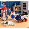 Kosmická sada raketa astronaut