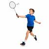 Černá badmintonová sada 3 míčky obal