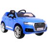 Elektrické autíčko Audi Q7 12V, DO, rádio, EVA kola modré 1