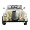 Elektrické autíčko Mercedes Benz 300S, 2,4GHz, EVA kola a FM rádio béžové 2
