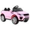 Elektrické autíčko Rapid Racer růžové boční pohled