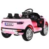 Elektrické autíčko Rapid Racer růžové otevřené dveře