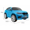 Elektrické autíčko BMW X6 M, 2 místné lakované modré 1