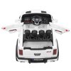 Dětské elektrické autíčko LONG bílé otevřené dveře