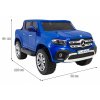 Elektrické autíčko Mercedes-Benz X-Class MP4 4x4 lakované modré