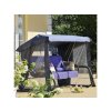 Stříška s moskytiérou na houpačku Rimini / Venezia Antracit PATIO