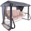 Stříška s moskytiérou na houpačku Rimini / Venezia šedá PATIO 5