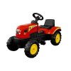Šlapací traktor Branson s přívěsem červený 4