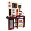 Dětská kuchyňka s jídelnou a lednicí hnědá 2