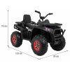 Dětská elektrická čtyřkolka X-MAX 607 černá 1