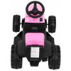 Elektrický traktor s přívěsem TR1908 růžový 4