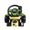 Elektrický traktor s přívěsem zelený