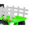 Elektrický traktor s přívěsem, 2.4GHz zelený přívěs