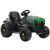 Elektrický farmářský traktor s přívěsem zelený 1