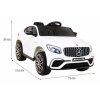 Dětské elektrické autíčko Mercedes GLC 63S 4x4 Small bílé 1