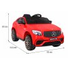 Dětské elektrické autíčko Mercedes GLC 63S 4x4 Small červené 1