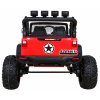 Elektrické autíčko Jeep Brothers červené
