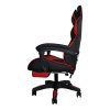 Malatec herní křeslo židle s opěrkou na nohy do 150 kg červeno-černá 8979